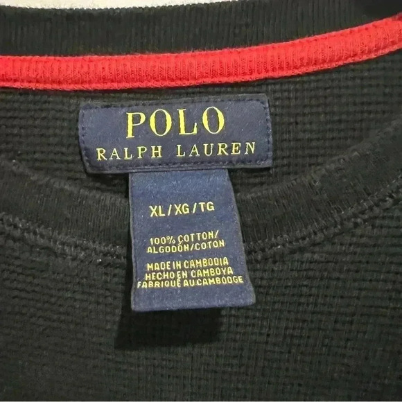 Polo Ralph Lauren Waffle Long Sleeve Men's  Size XL - Picture 4 of 10
